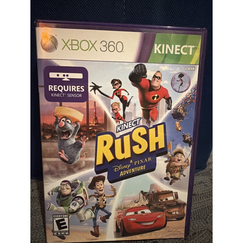 Kinect Rush A Disney Pixar Adventure Xbox 360 Game Disc Excellent Condition